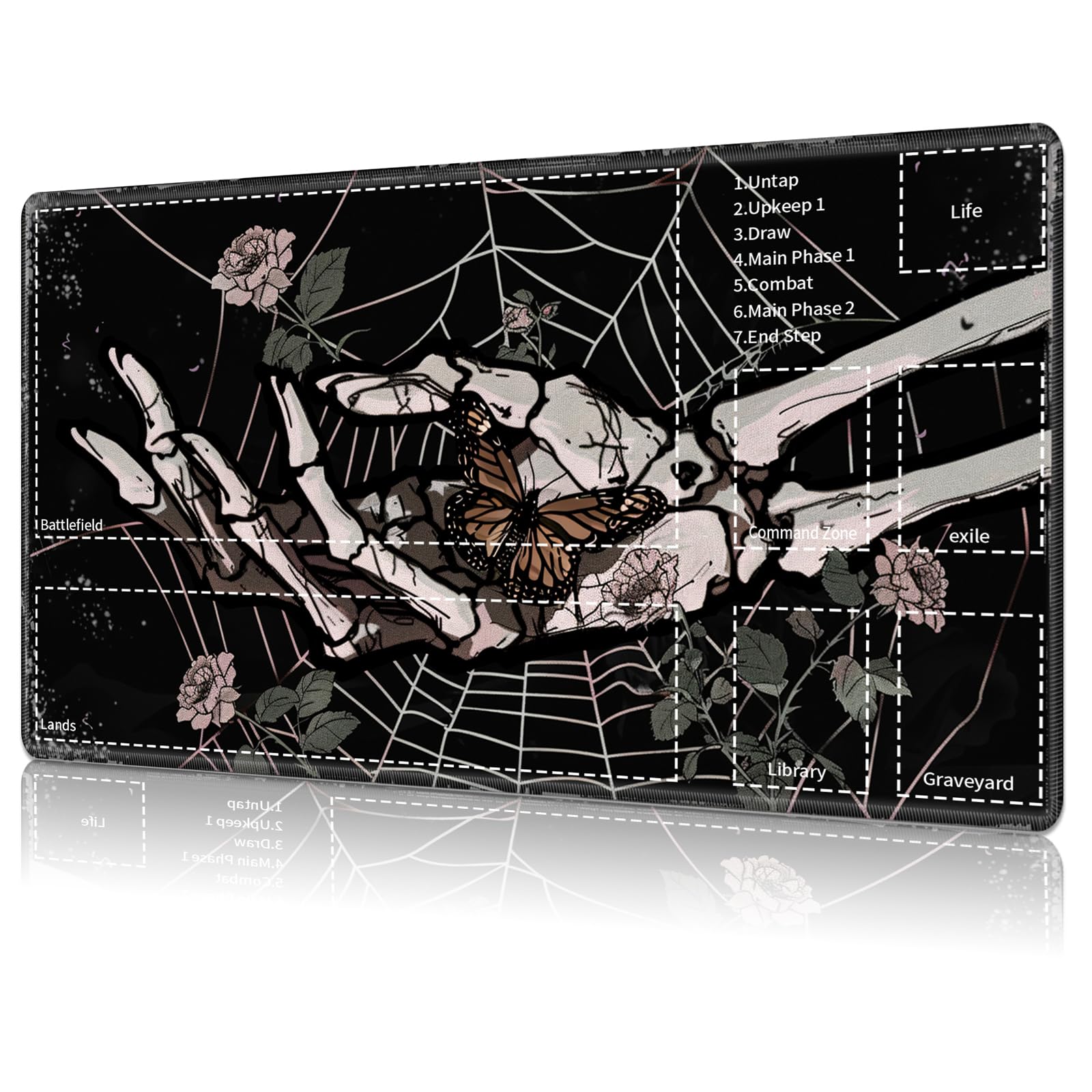 Amazon.com: for MTG Card Playmat with Zone,Game Play Mat for MTG